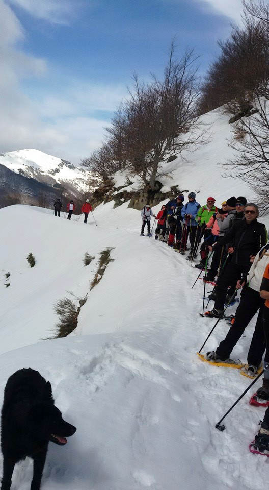 Pasqua sulle ciaspole: camminate sulla neve sabato a Fanano e lunedì ad Abetone