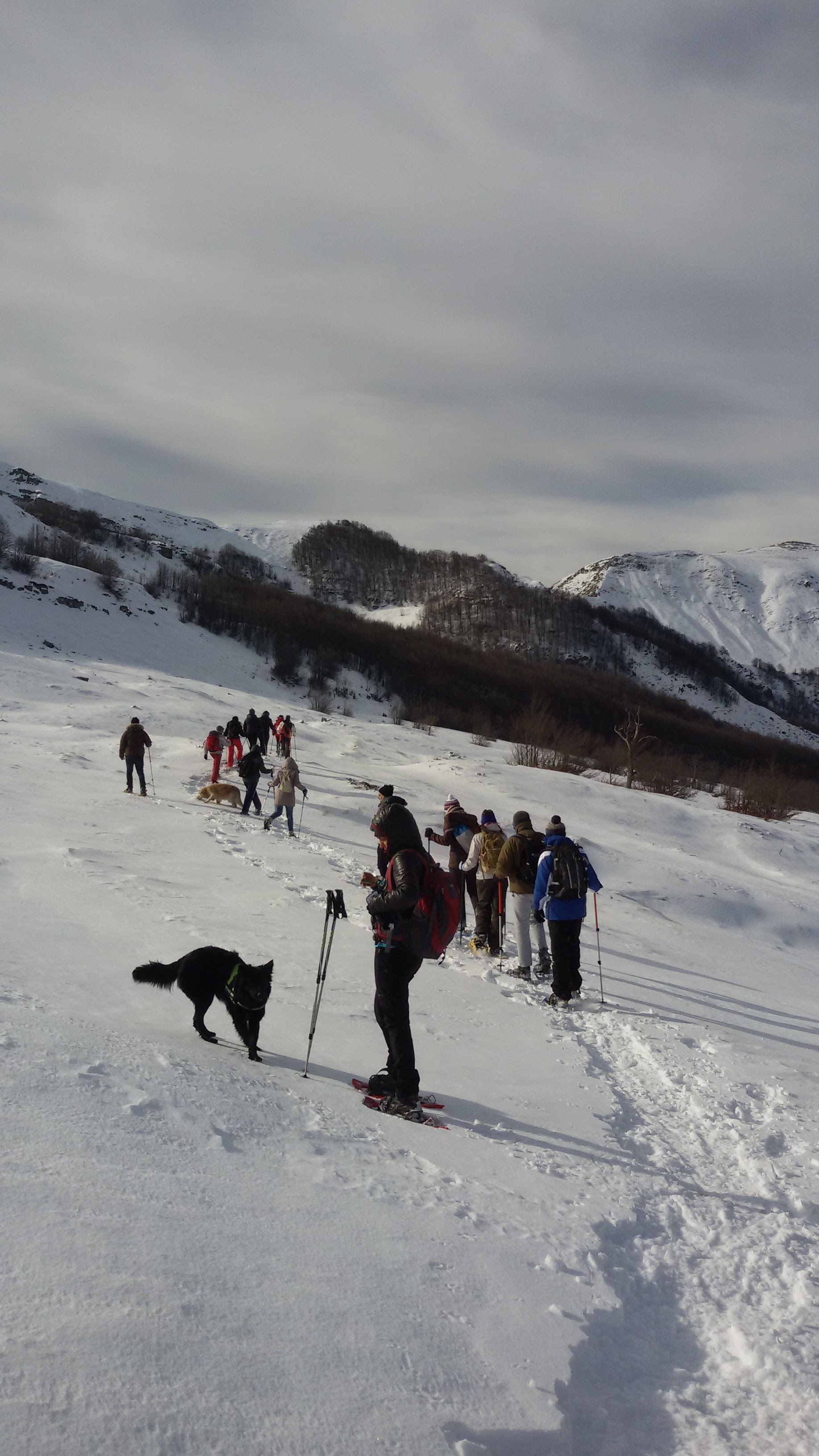 Trekking al lago Nero d’inverno