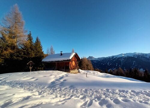 Trekking invernale sull’altopiano di Luson